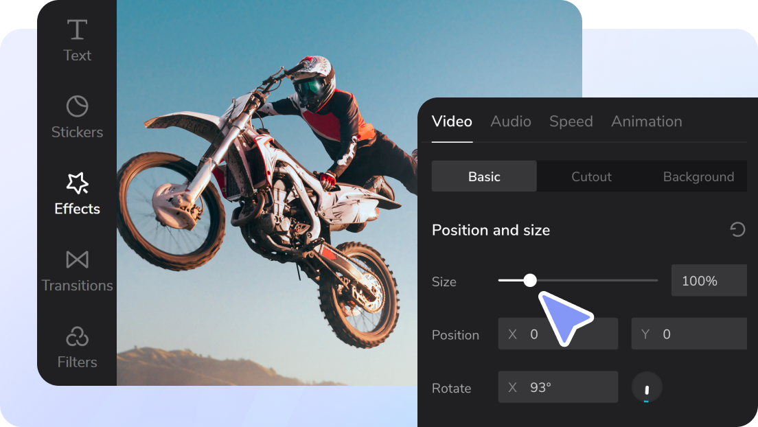 A collection of creative editing tools - more than video speed adjuster
