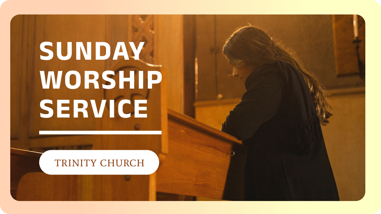 Create worship service flyers