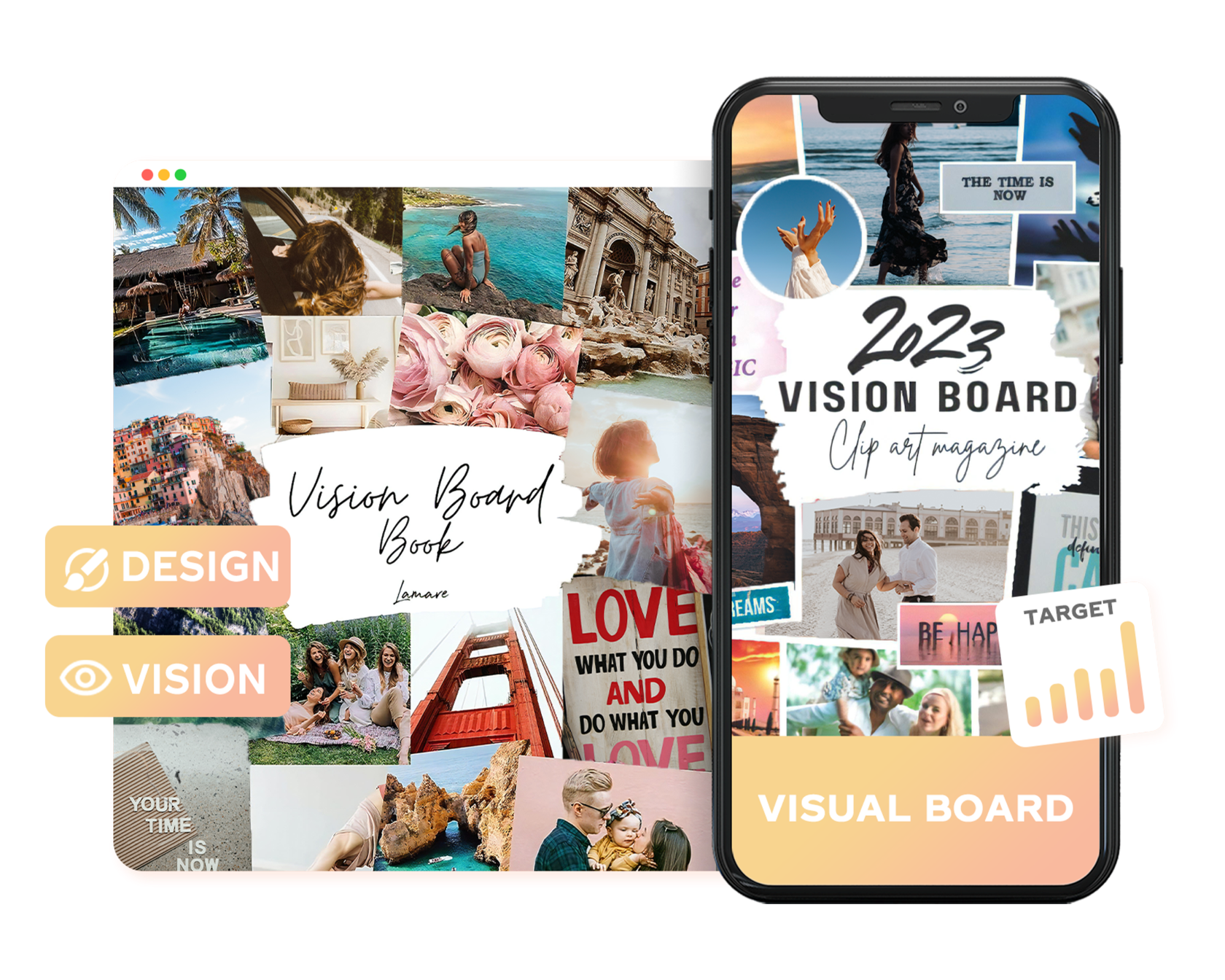 Page 3 - Free and customizable vision board templates