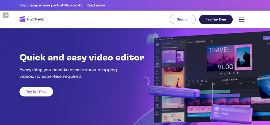 Clipchamp - Your ultimate free online video editor