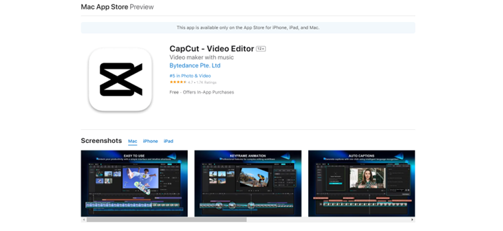 The best video editing app for iPhone: CapCut