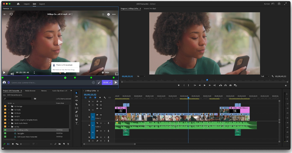 Powerful audio editing tool: Adobe Premiere Pro