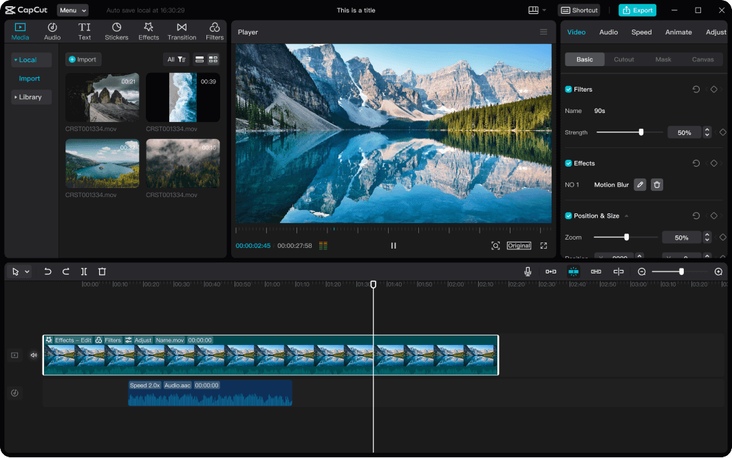 Best video editing software for beginners: CapCut