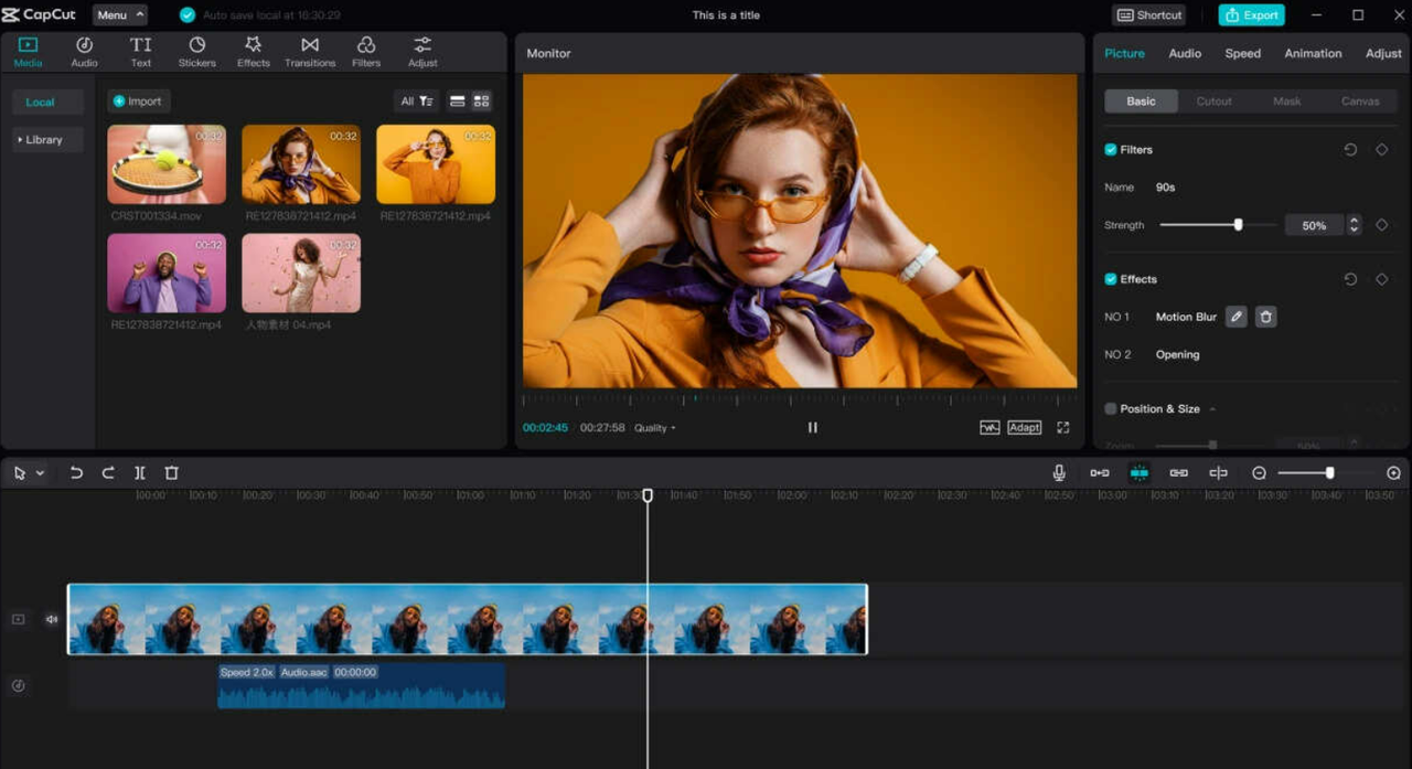 Using CapCut video editor to make editing and conversion easier