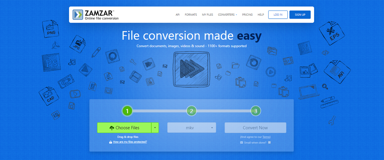 MP4 to MKV online converter - Zamzar