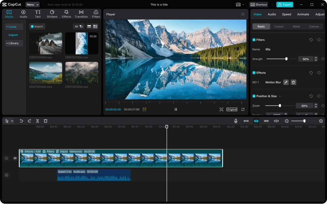 CapCut for Laptop Elevate Your Video Editing Game