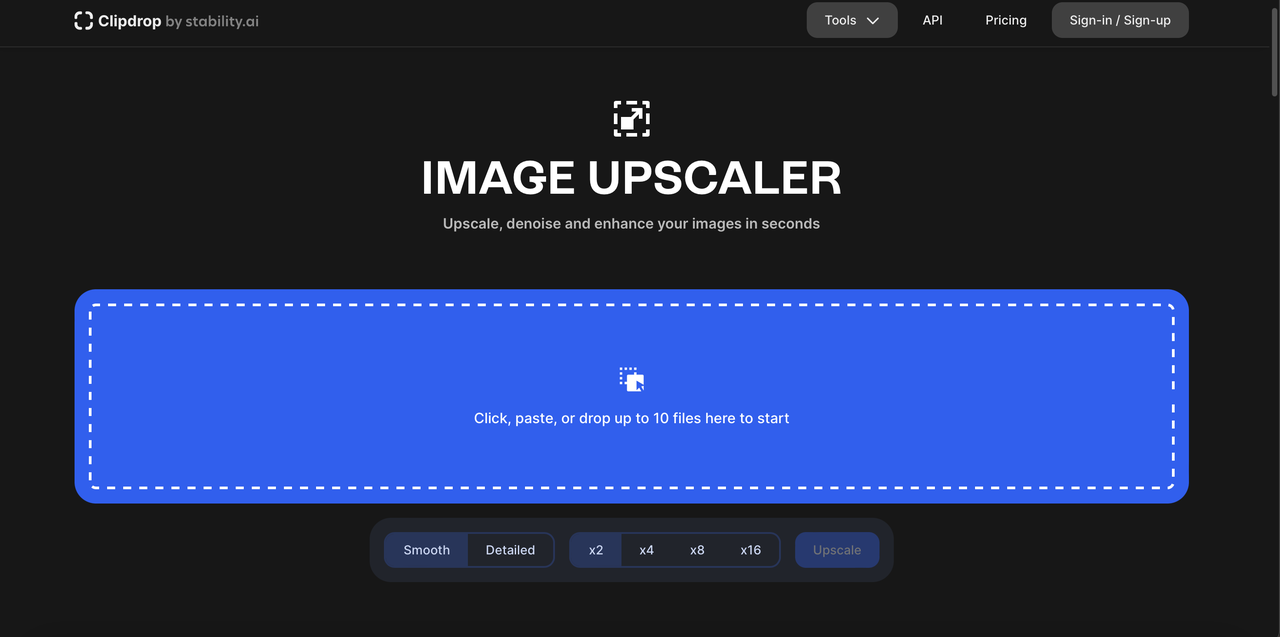 Unblur image online tool - Clipdrop