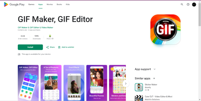 GIF Maker, Editor, Compressor – Apps on Google Play