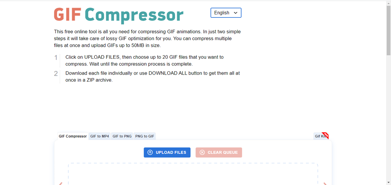 Compress GIF and Enhance it online at your fingertips!