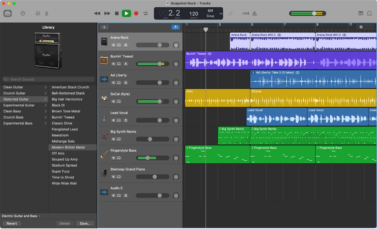Music Editing Software to Elevate Your Audio Project - GarageBand