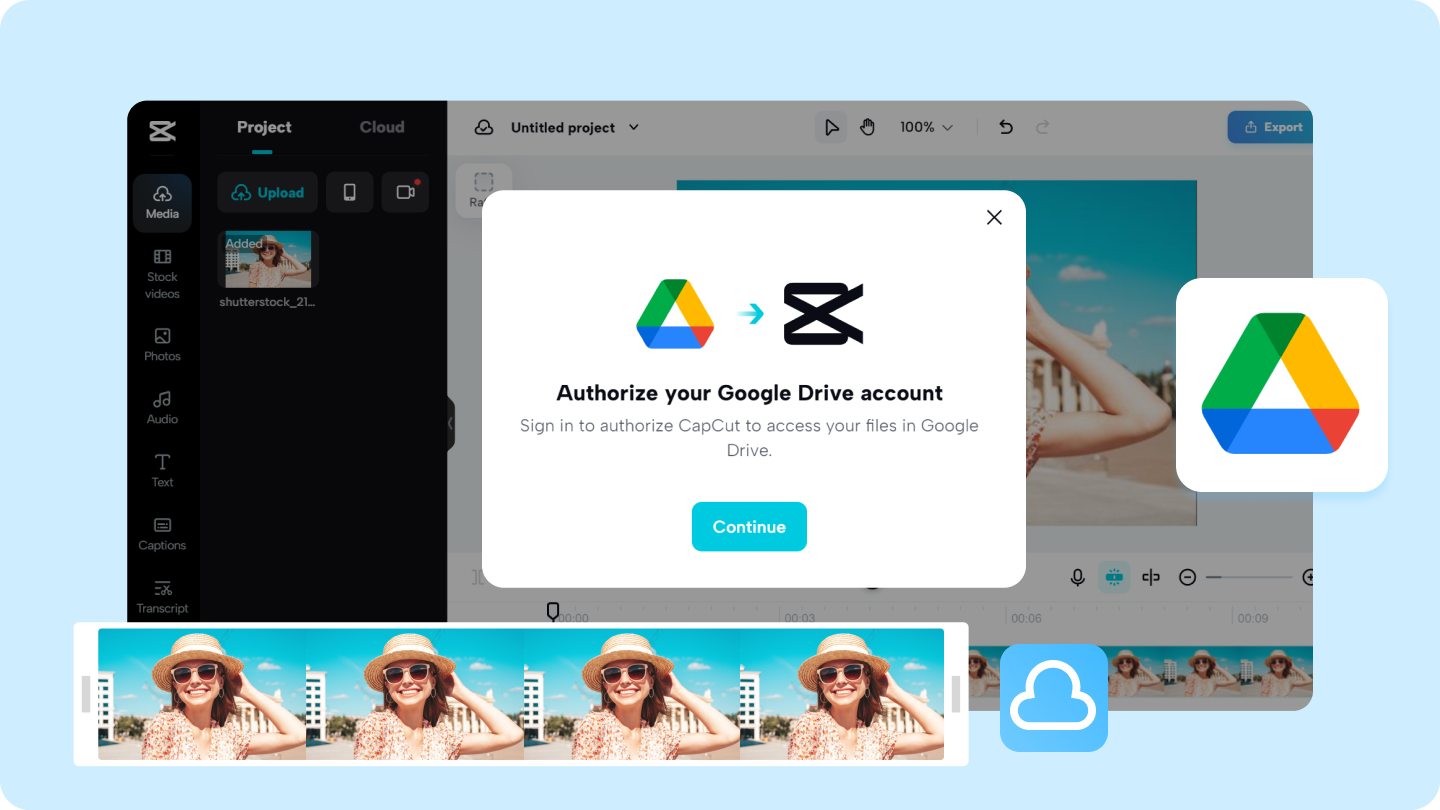 Google Drive trifft CapCut: Entfesselung der Cloud-Zusammenarbeit