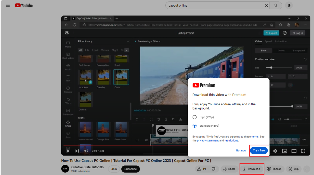 YouTube to MP4 converter online