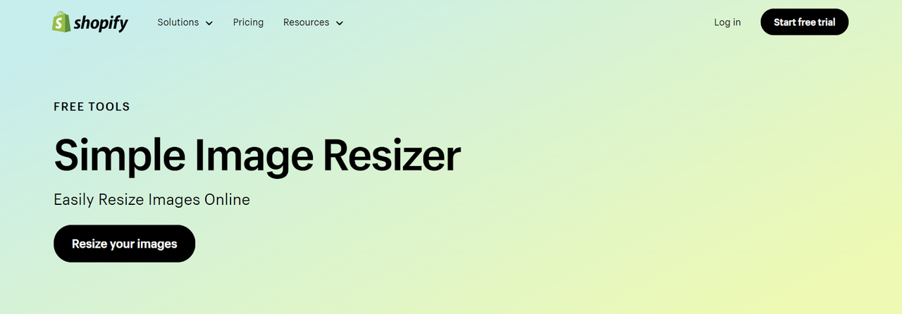 Shopify image resizer