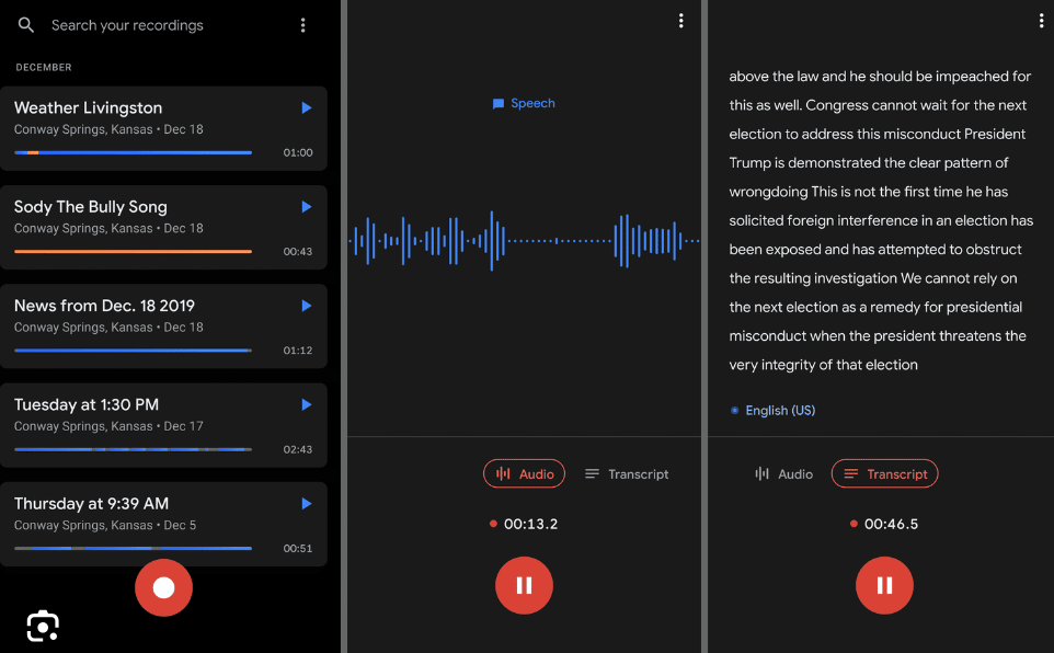 Google Recorder: Voice recorder for Android & iOS