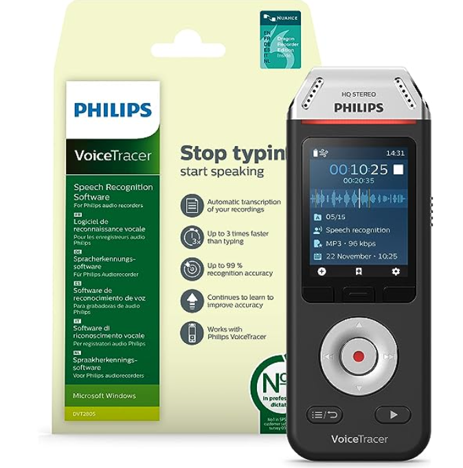 Philips DVT2050: Portable recorder