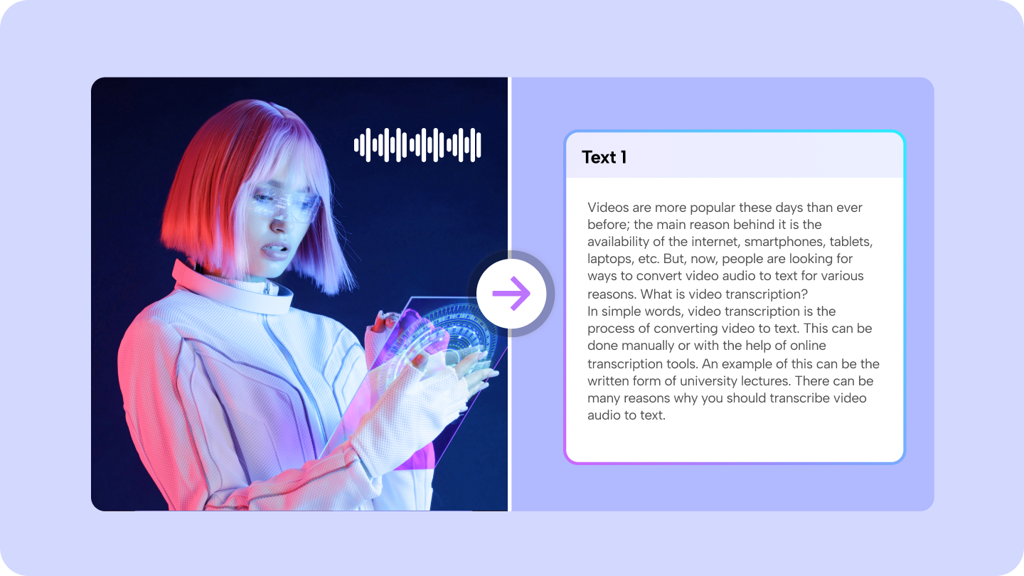 Transcribe Video Audio to Text at the Accuracy 