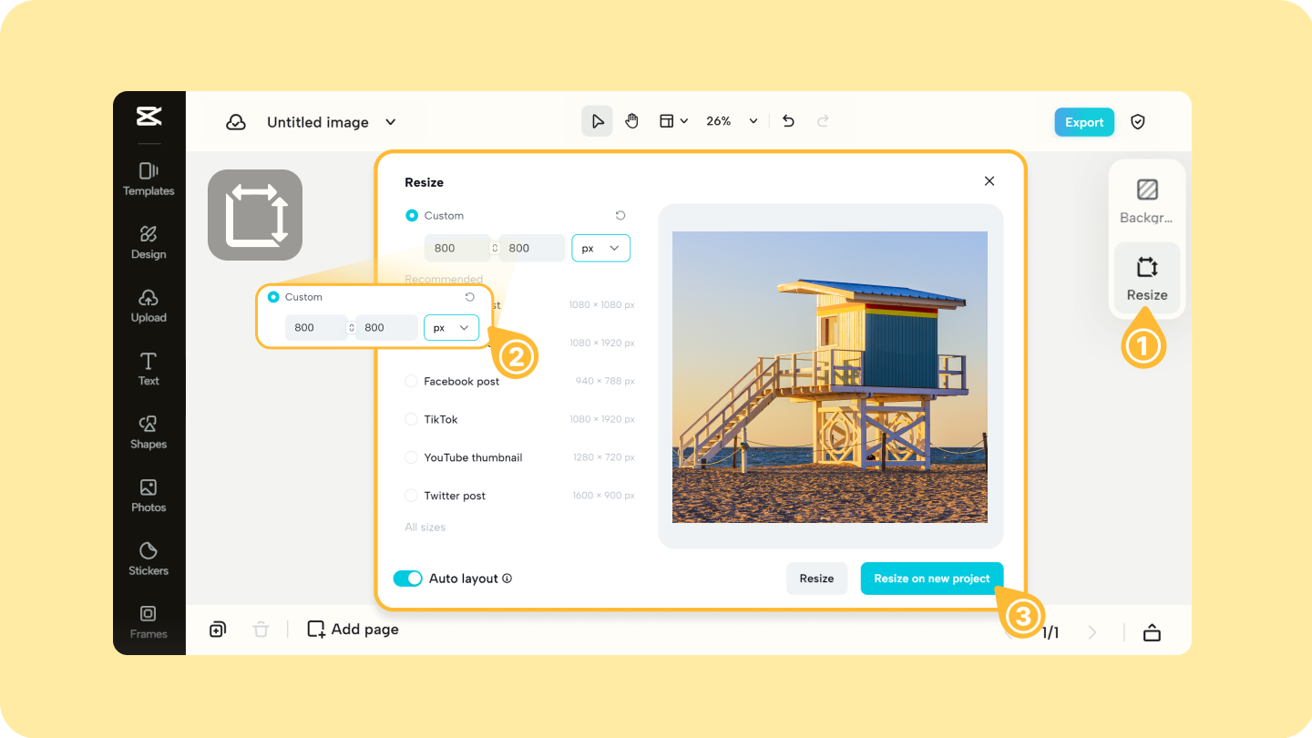 CapCut How To Change Pixel Size Of The Photo In 3 Steps