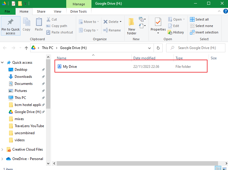 Install and launch the Google Drive desktop app
