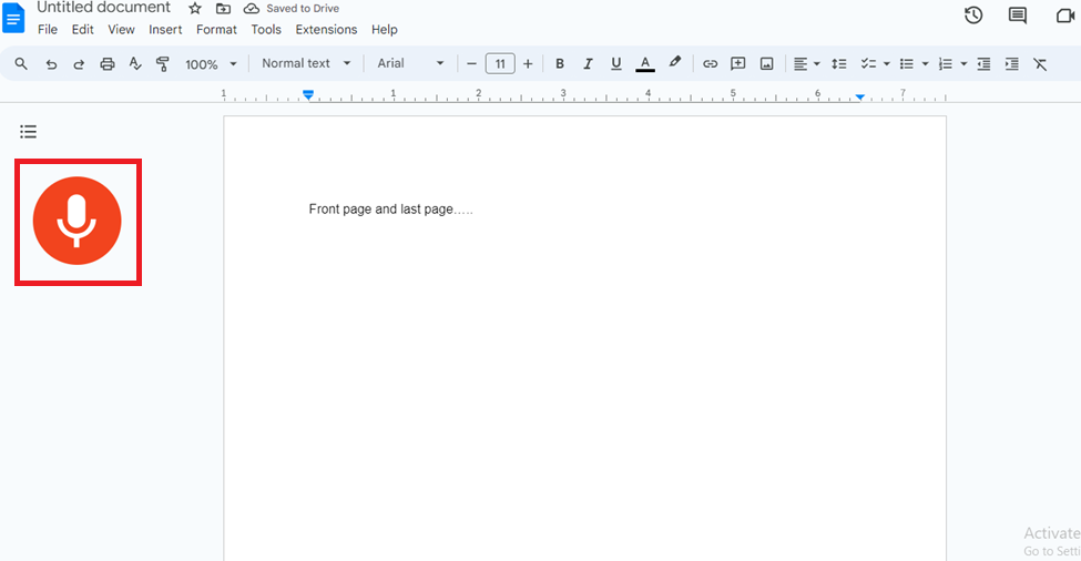 Transcribe with Google Docs - Step4