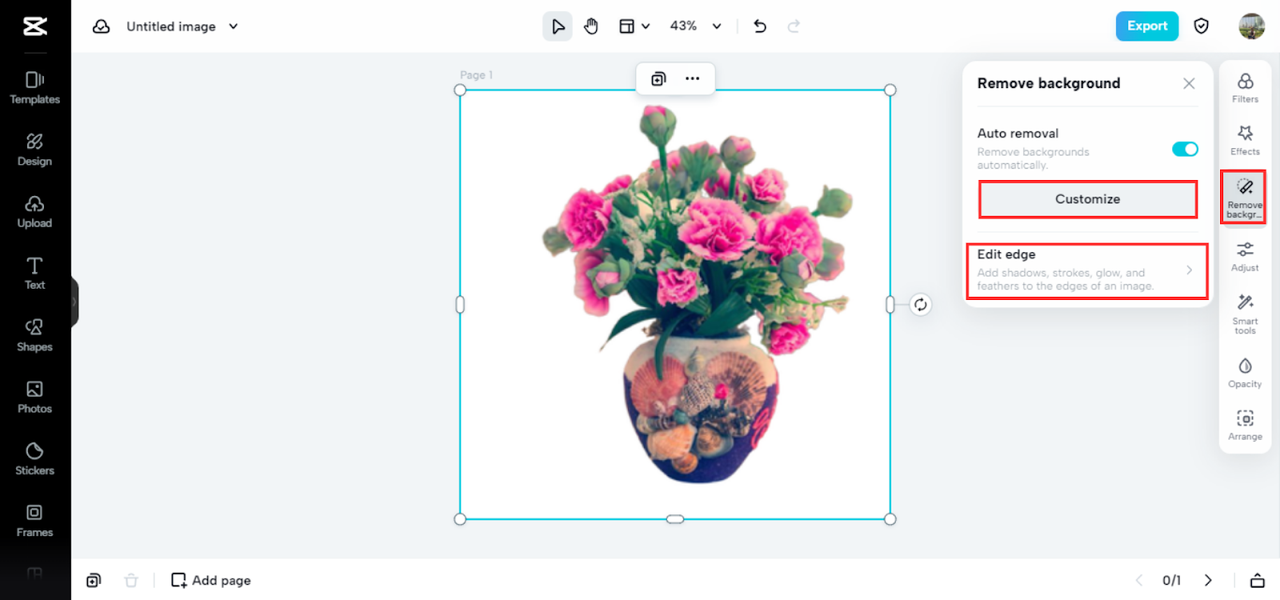 Cut and paste your pics flexibly with CapCut online