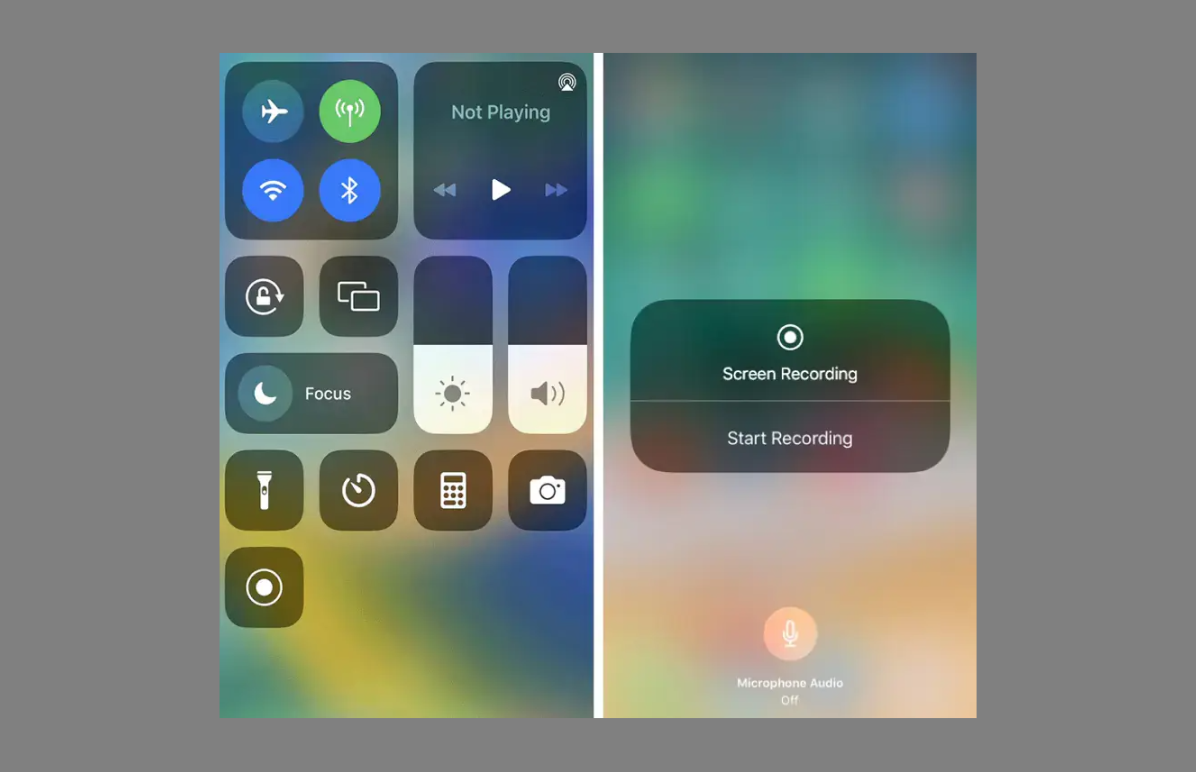 screen record on TikTok on iOS