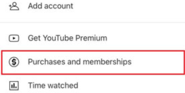 Purchasing a YouTube Premium family membership