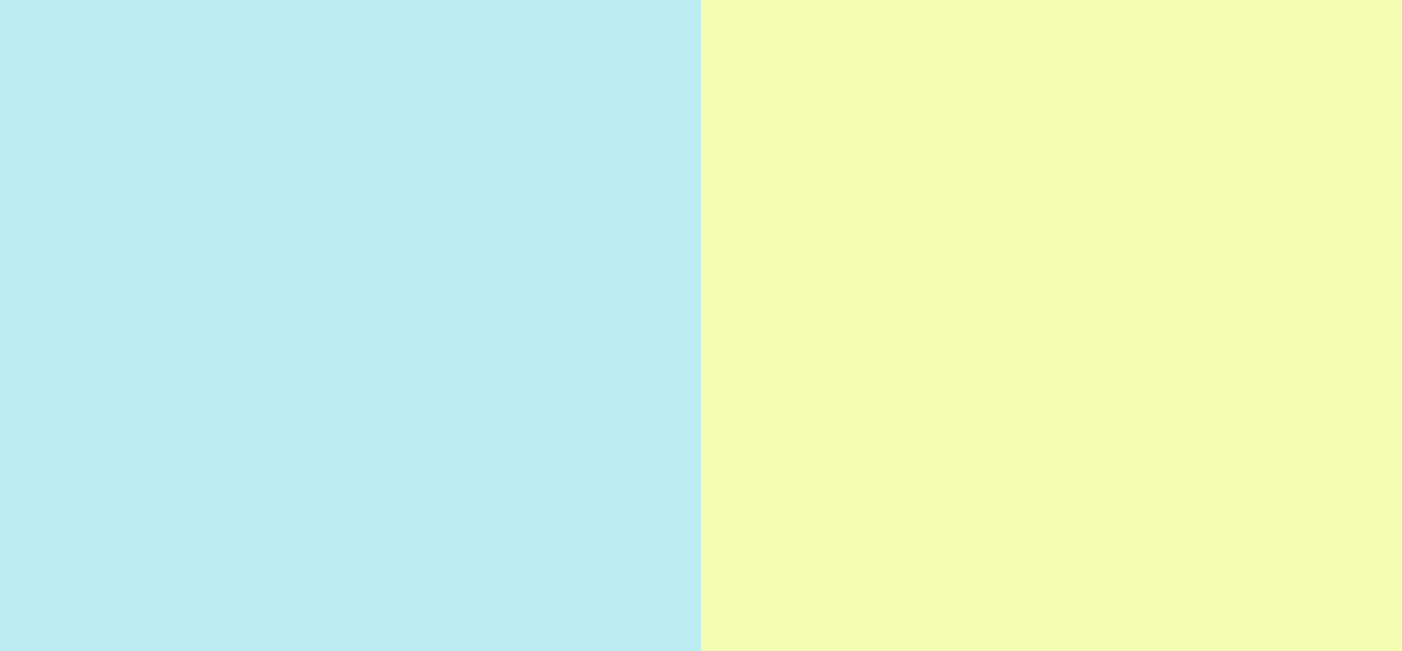 Baby blue and cream yellow color combo