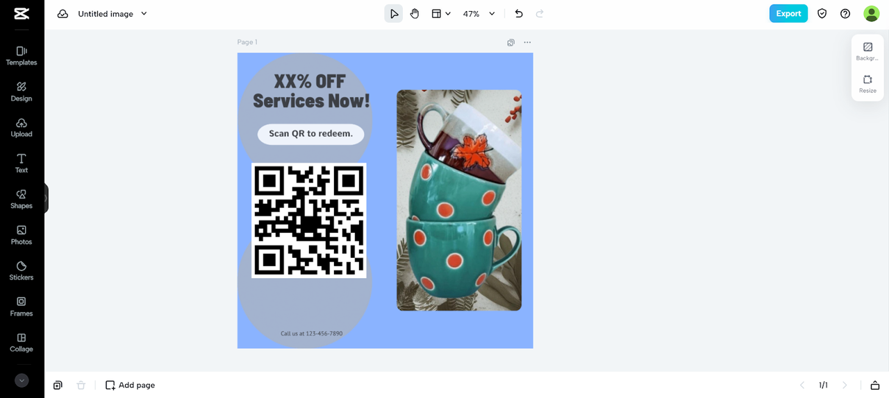 Adding QR codes