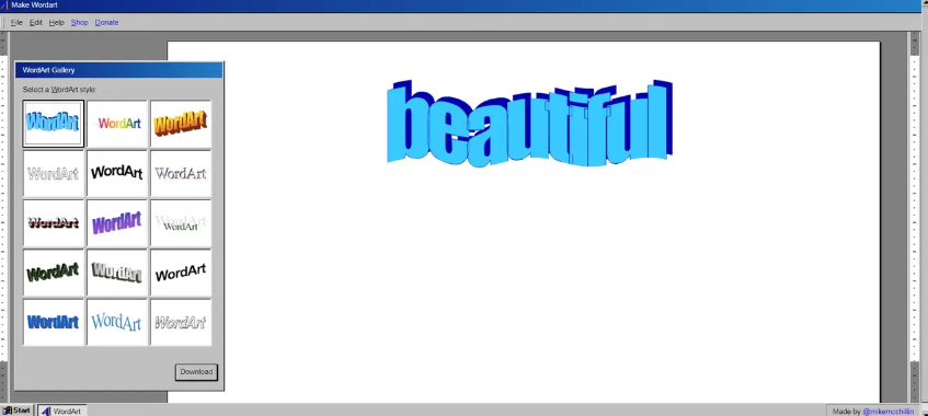 Make Wordart