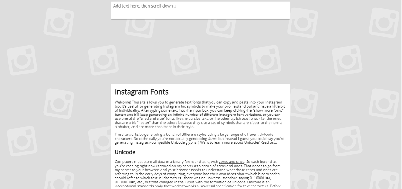 Instagram Fonts