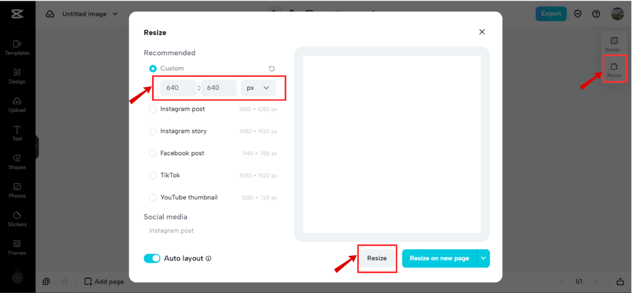 Resize your photo to WhatsApp DP size