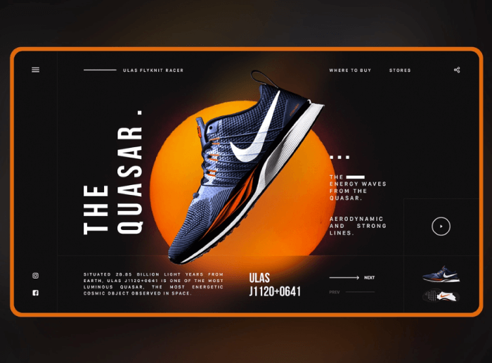 Nike - Bold black and orange
