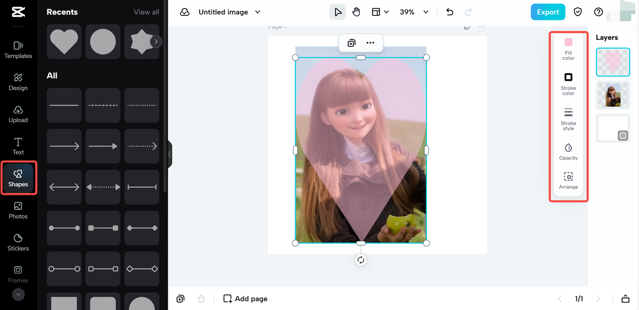 3 Ways] Crop pictures into shapes Free - Various Shapes