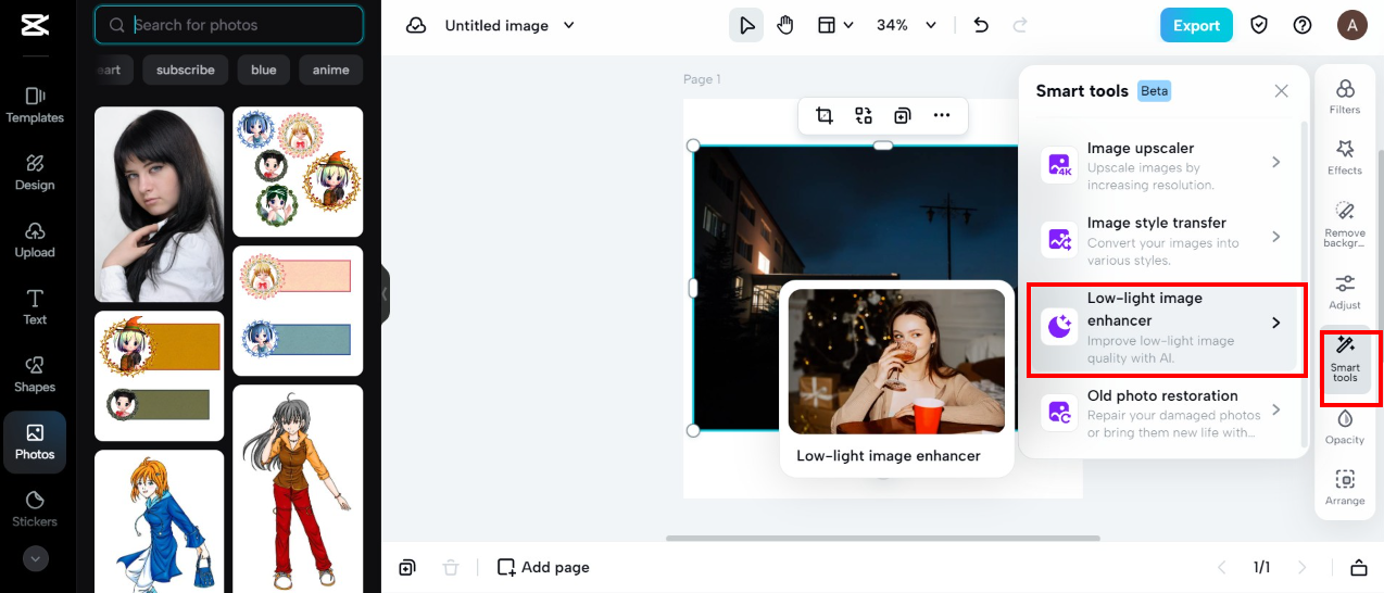 low-light image enhancer