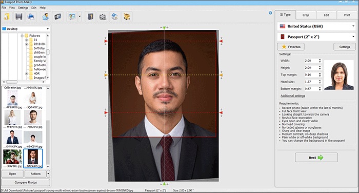 passport photo software