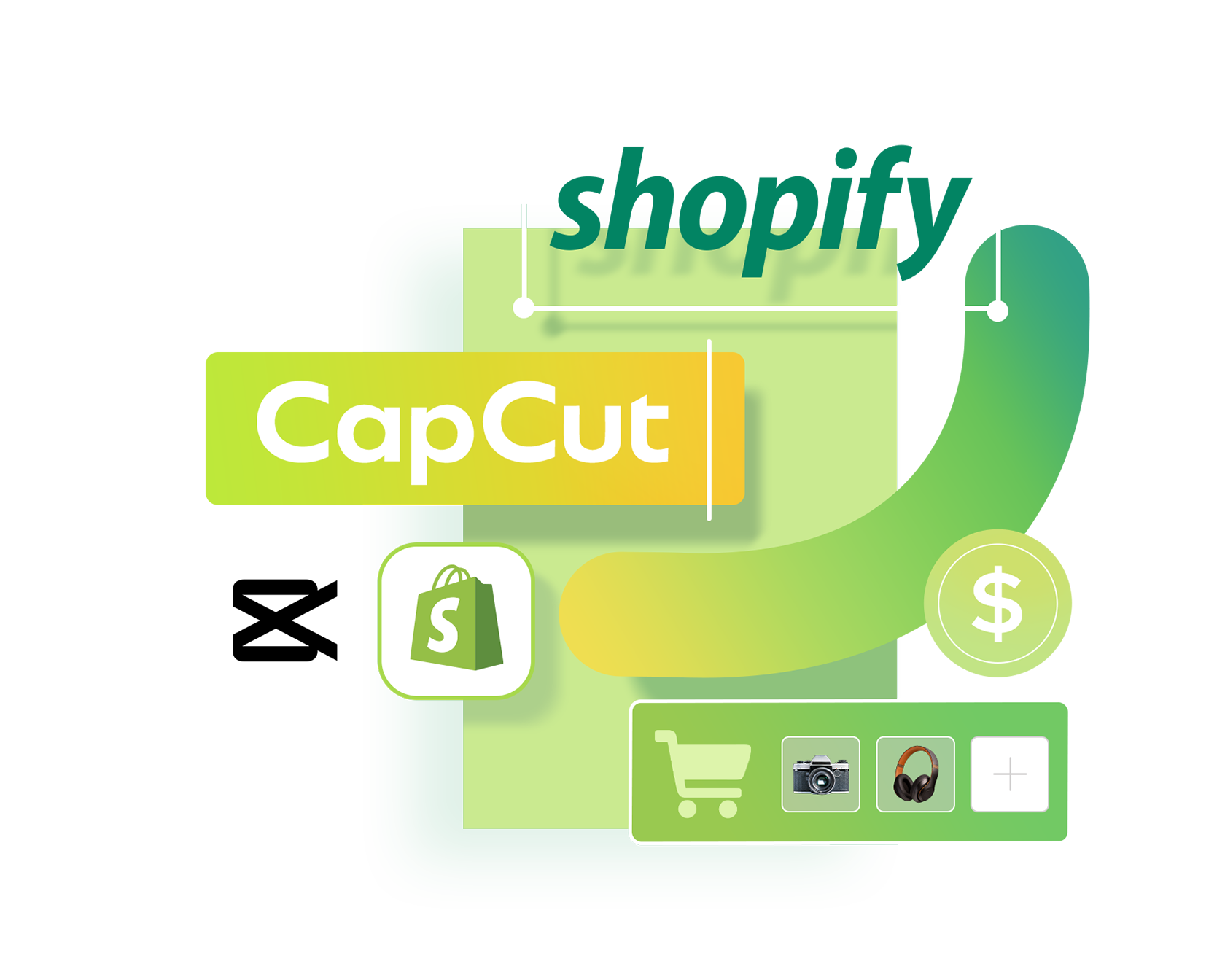 CapCut Collabora con Shopify