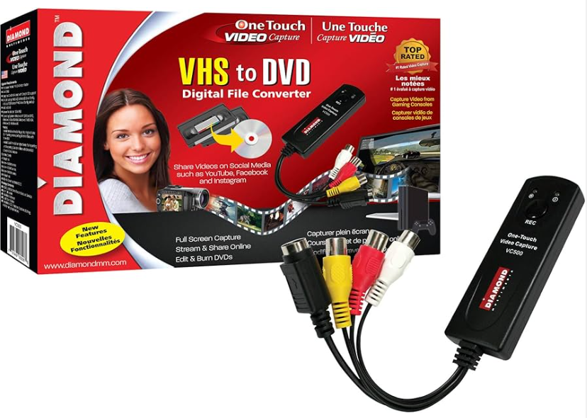 Consigue con AS este CONVERTIDOR DE VHS A FORMATO DIGITAL CON TDT PARA PC Y  GRABADOR HD, Promociones