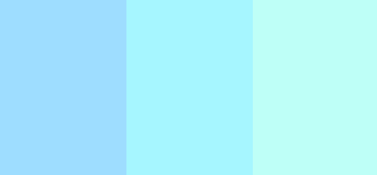 Blue spring color scheme