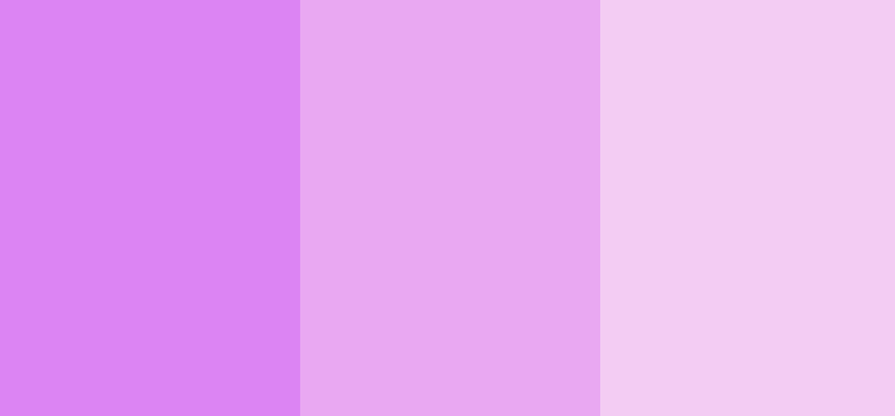 Purple spring color scheme