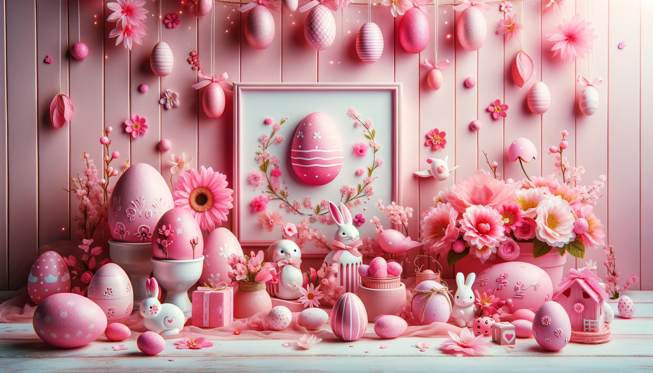 Pink Easter theme