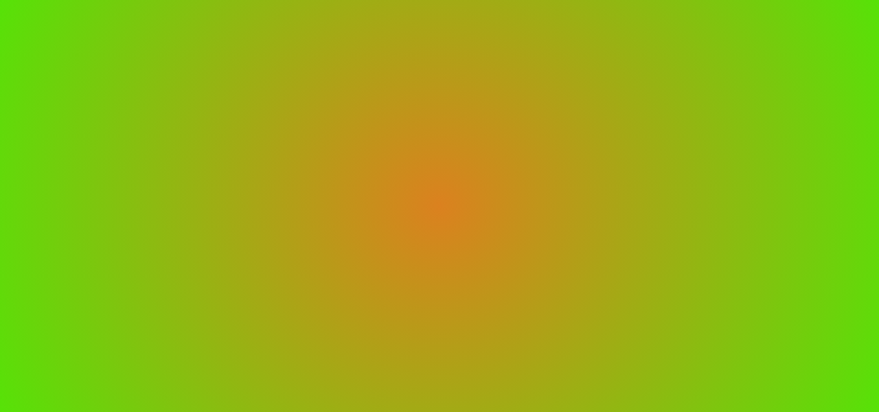 Orange-green radial gradient