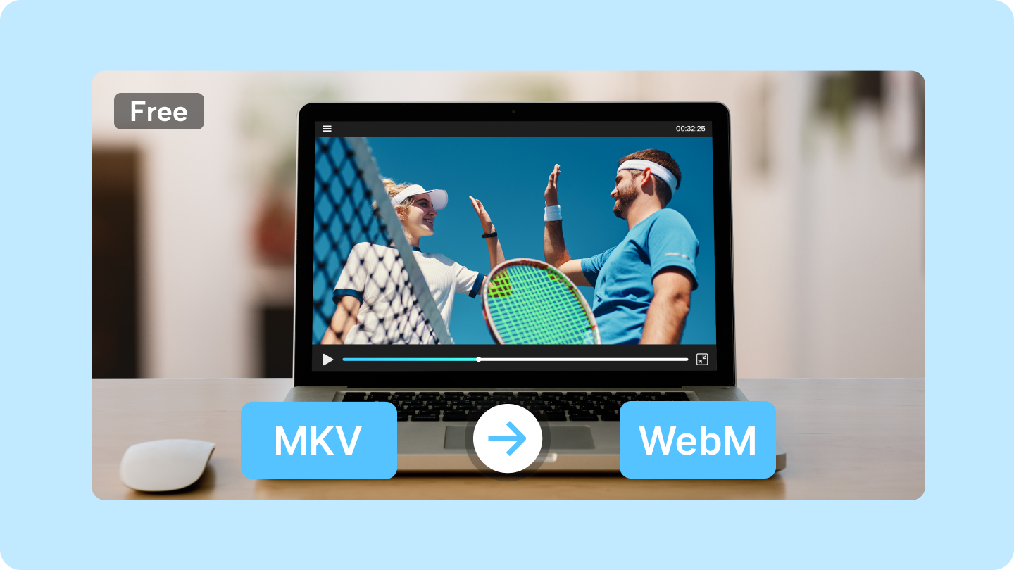 Chuyển đổi MKV sang WebM miễn phí - Chuyển đổi video trong vài phút 