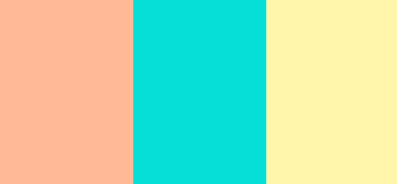 Bright spring color palette