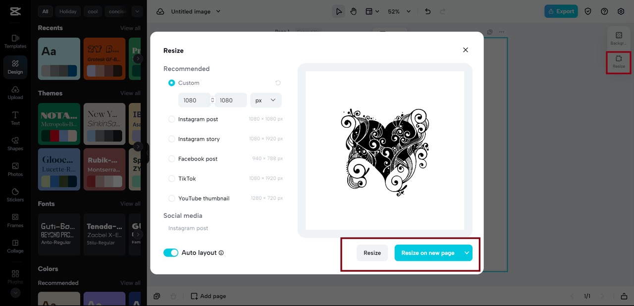 svg cropper online tool - resize feature