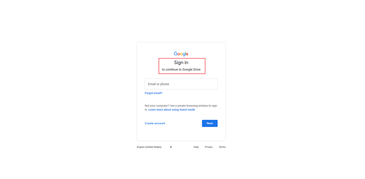 how to sign in to the Google Drive app to upload files