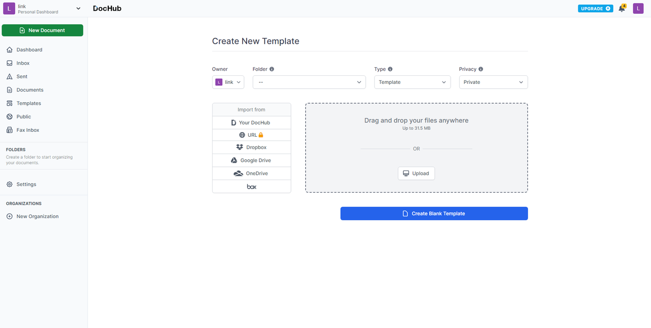 DocHub integration with Google Drive.