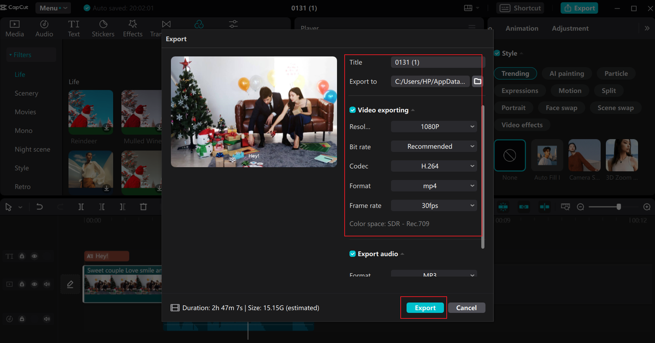 How to download and share a video after you add SRT subtitles to MP4