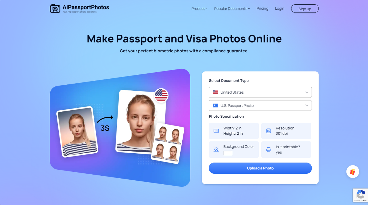 AiPassportPhotos AI passport photo maker free