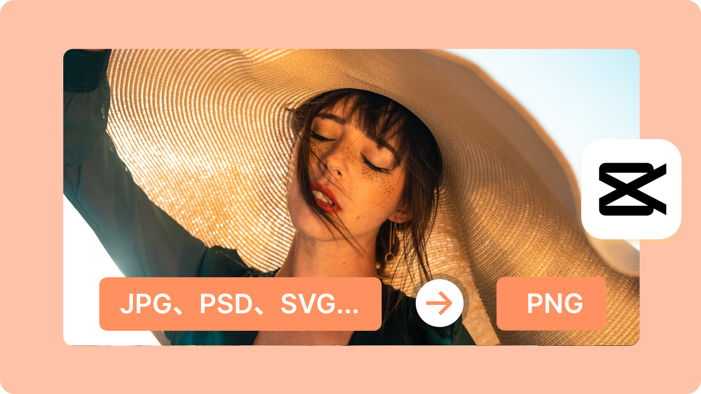 Efficient image conversion change to png with capcut online