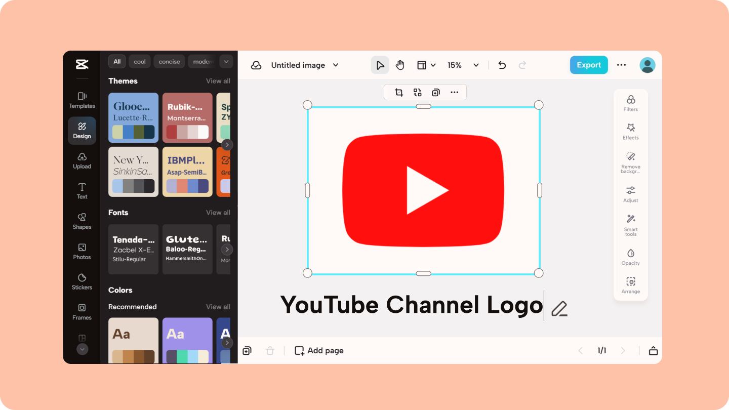 design youtube csatorna logó